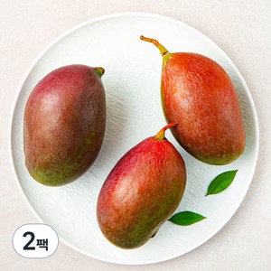 수플린 브라질산 애플망고, 1.2kg(3입), 2팩