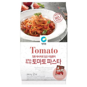 청정원 갈릭 앤 어니언 토마토 파스타, 644.4g, 1개