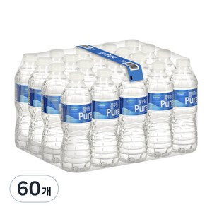 풀무원샘물 퓨어 생수, 500ml, 60개