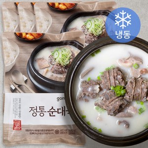 곰곰 정통 순대국(냉동), 600g, 4개