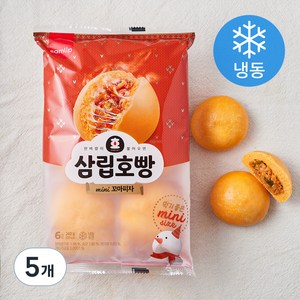 삼립호빵 미니 꼬마피자 6개입 (냉동), 240g, 5개