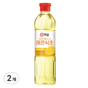 백설 지중해산 레몬식초, 900ml, 2개