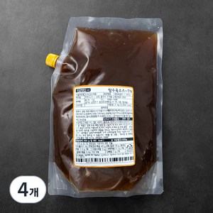 푸딩팩토리 탕수육 소스, 2kg, 4개