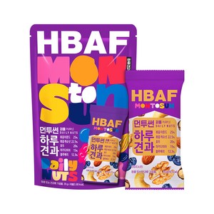 바프 먼투썬 하루견과 퍼플 믹스넛, 200g, 1개