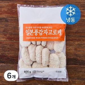 세미원 일본풍 감자고로케 (냉동), 600g, 6개