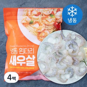 흰다리 새우살 (냉동), 300g(31~50size), 4팩