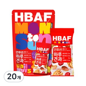 바프 먼투썬 하루견과 레드, 200g, 2개