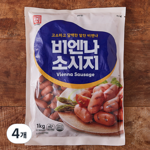 한성기업 비엔나 소시지, 1kg, 4개