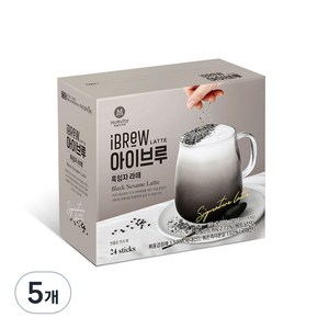 아이브루 흑임자 라떼, 16.5g, 24개입, 5개