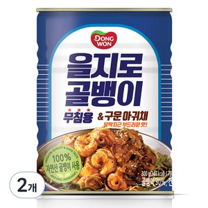 동원 을지로골뱅이 앤 구운아귀채, 300g, 2개