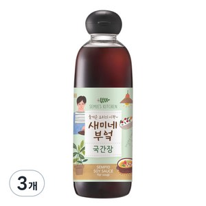 새미네부엌 국간장, 830ml, 3개