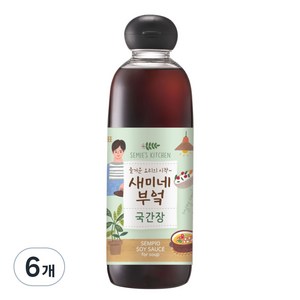 새미네부엌 국간장, 830ml, 6개