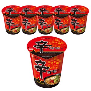 신라면 컵 65g, 6개