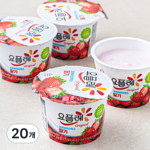 요플레 오리지널, 180g, 20개