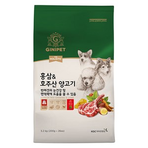 정관장지니펫 강아지 더홀리스틱 홍삼 앤 기능성 사료, 눈물개선/눈건강, 5.2kg, 1개