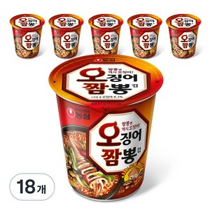 오징어짬뽕 컵 67g, 18개