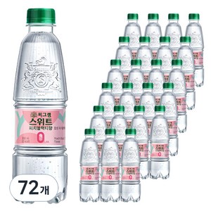 씨그램 스위트 피치블랙티향, 350ml, 72개