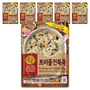 오뚜기 오즈키친 트러플 전복죽, 450g, 6개