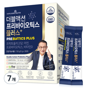 메이준뉴트리 더블액션 프리바이오틱스 플러스, 150g, 7개