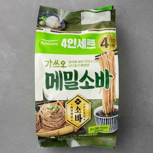 풀무원 가쓰오 메밀소바 4인, 1.154kg, 1개