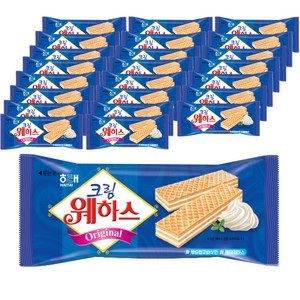 해태제과 크림 웨하스, 50g, 24개