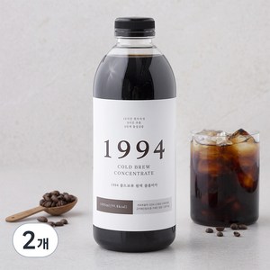 1994 콜드브루 원액 콜롬비아 액상커피, 1000ml, 2개