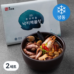 본갯마을 낙지해물탕 650g + 해물탕 소스 100g 세트 (냉동), 2세트