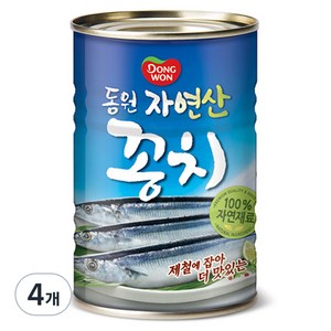 동원 꽁치, 300g, 4개