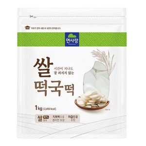 면사랑 쌀떡국떡, 1kg, 1개