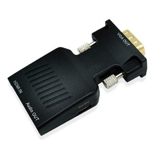 애니포트 HDMI to VGA 컨버터 오디오 지원 젠더타입, AP-HDMIVGA, 1개