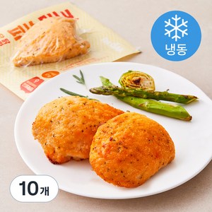 아임닭 크리스피 닭가슴살 단짠치즈맛 (냉동), 90g, 10개