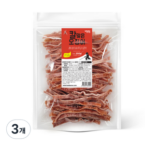 바다원 칼맞은 오징어, 200g, 3개