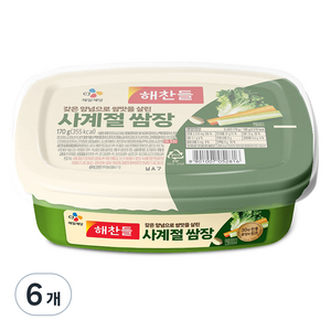 해찬들 사계절 쌈장, 170g, 6개