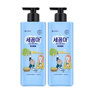 온더바디 세꼼마 항균 핸드워시 젤타입 레몬 버베나향, 480ml, 2개