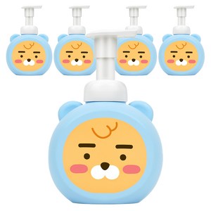 세균아꼼짝마 온더바디 항균 버블 핸드워시 리틀라이언 파우더향, 500ml, 5개