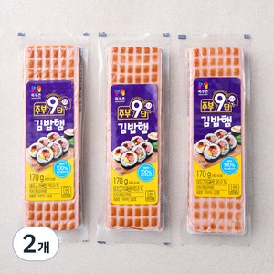 목우촌 주부9단 김밥햄, 170g, 6개