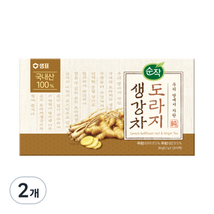 순작 도라지 생강차, 0.7g, 120개입, 2개