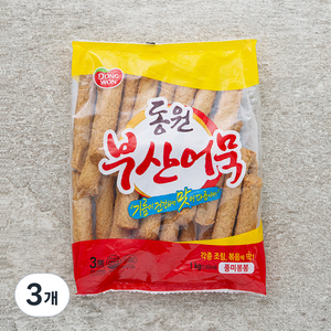 동원 부산 풍미봉봉 어묵, 1kg, 3개