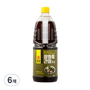 몽고 장아찌 간장소스, 6개, 1.8L