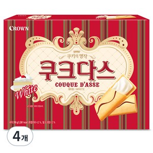 쿠크다스 화이트 토르테, 289g, 4개