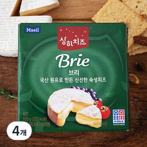 상하치즈 브리치즈, 100g, 4개