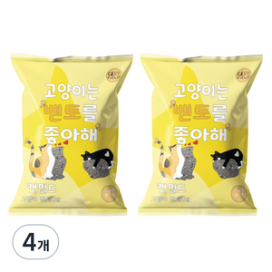 캣필드 고양이 벤토모래, 10L, 7kg, 4개, 무향