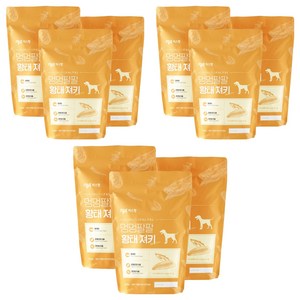 멍멍팔팔 강아지 져키, 황태맛, 200g, 9개