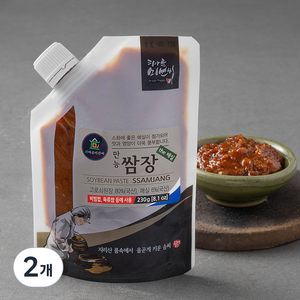 피아골미선씨 휴대가 간편한 파우치형 만능쌈장, 230g, 2개