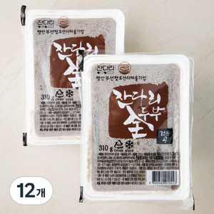 잔다리 전두부 검은콩, 310g, 12개