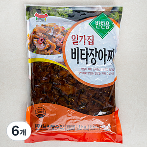 일가집 비타장아찌, 1kg, 6개