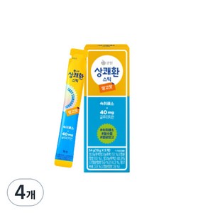 큐원 상쾌환 스틱 망고맛 3p, 54g, 4개