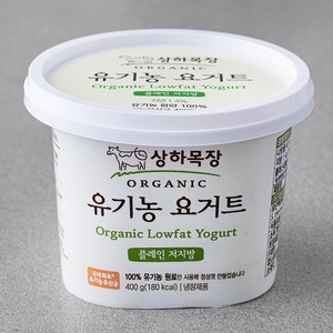 상하목장 유기가공식품인증 요거트 저지방, 1개