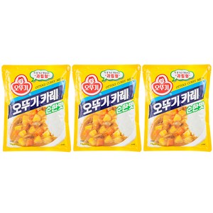 오뚜기 카레 과립형 순한맛, 1kg, 3개