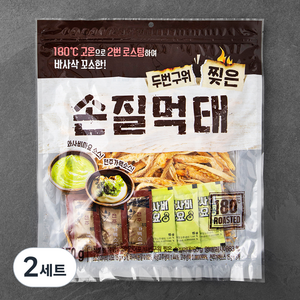 두번구워 찢은 손질먹태 160g + 와사비마요 15g x 3p + 전주 가맥소스 15g x 3p, 2세트